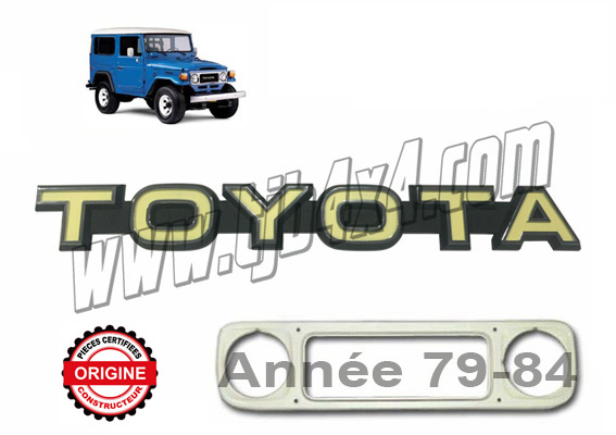 Sigle de calandre "TOYOTA", constructeur